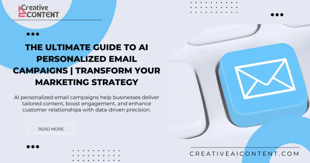 AI personalized email campaigns help businesses deliver tailored content, boost engagement, and enhance customer relationships with data-driven precision.