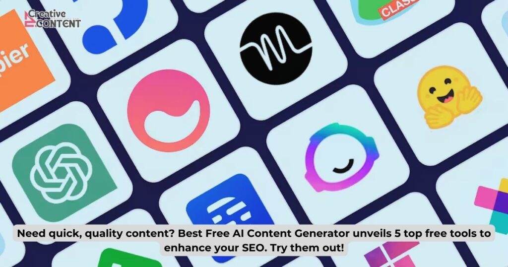 Need quick, quality content? Best Free AI Content Generator unveils 5 top free tools to enhance your SEO. Try them out!