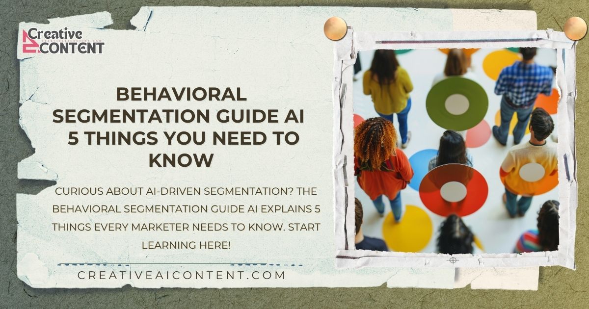 Behavioral Segmentation Guide AI