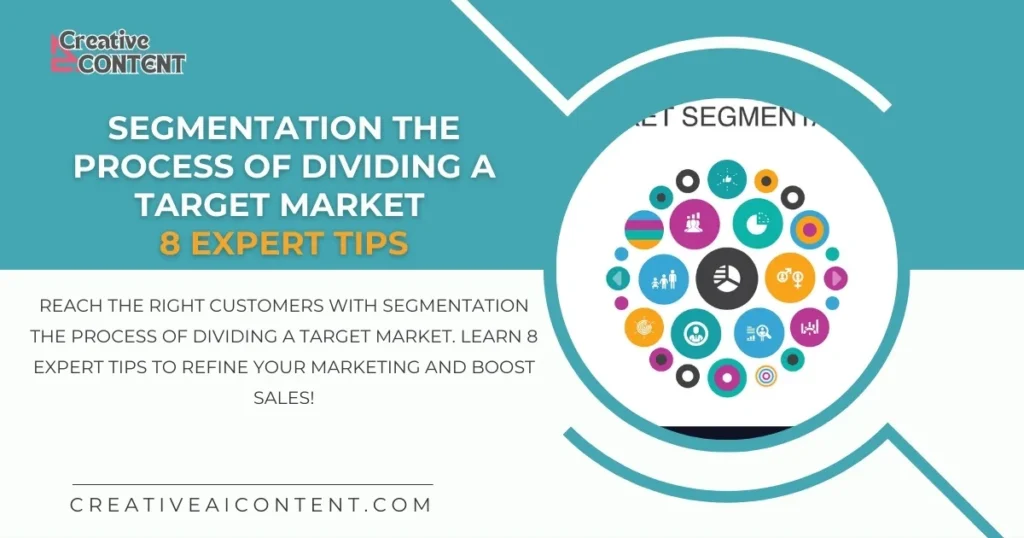 Segmentation the Process of Dividing a Target Market