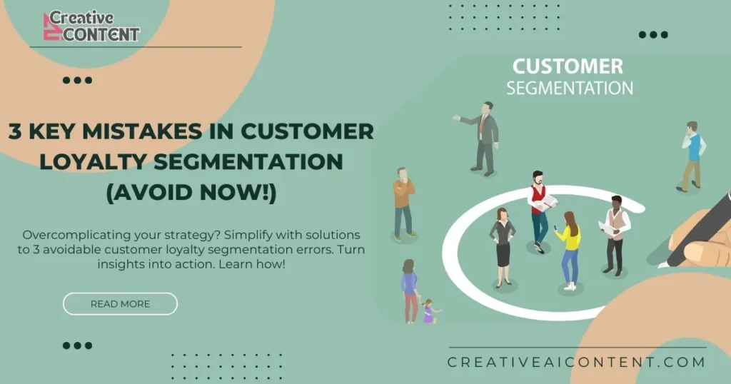 Overcomplicating your strategy? Simplify with solutions to 3 avoidable customer loyalty segmentation errors. Turn insights into action. Learn how!